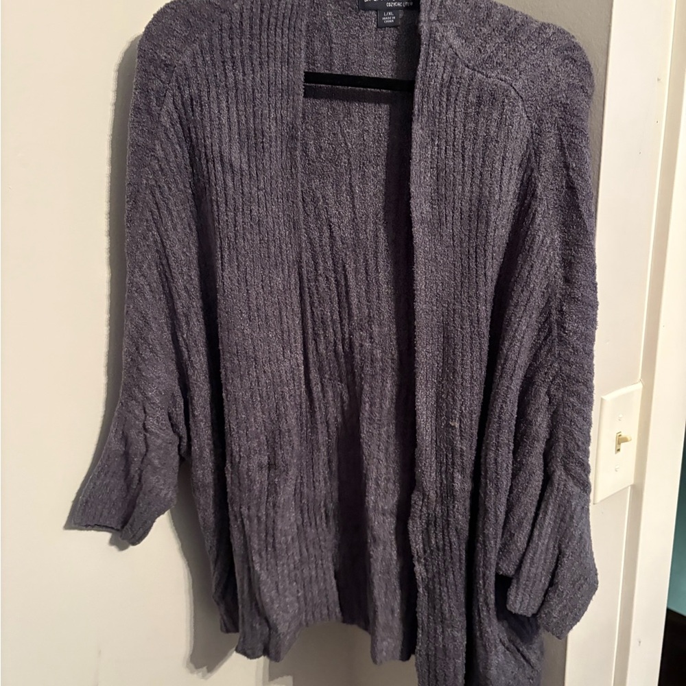 Barefoot Dreams Charcoal Cardigan